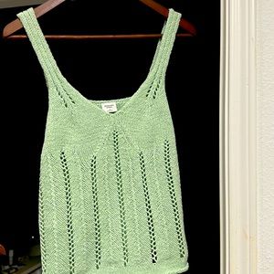 A&F Used once crotchet tank